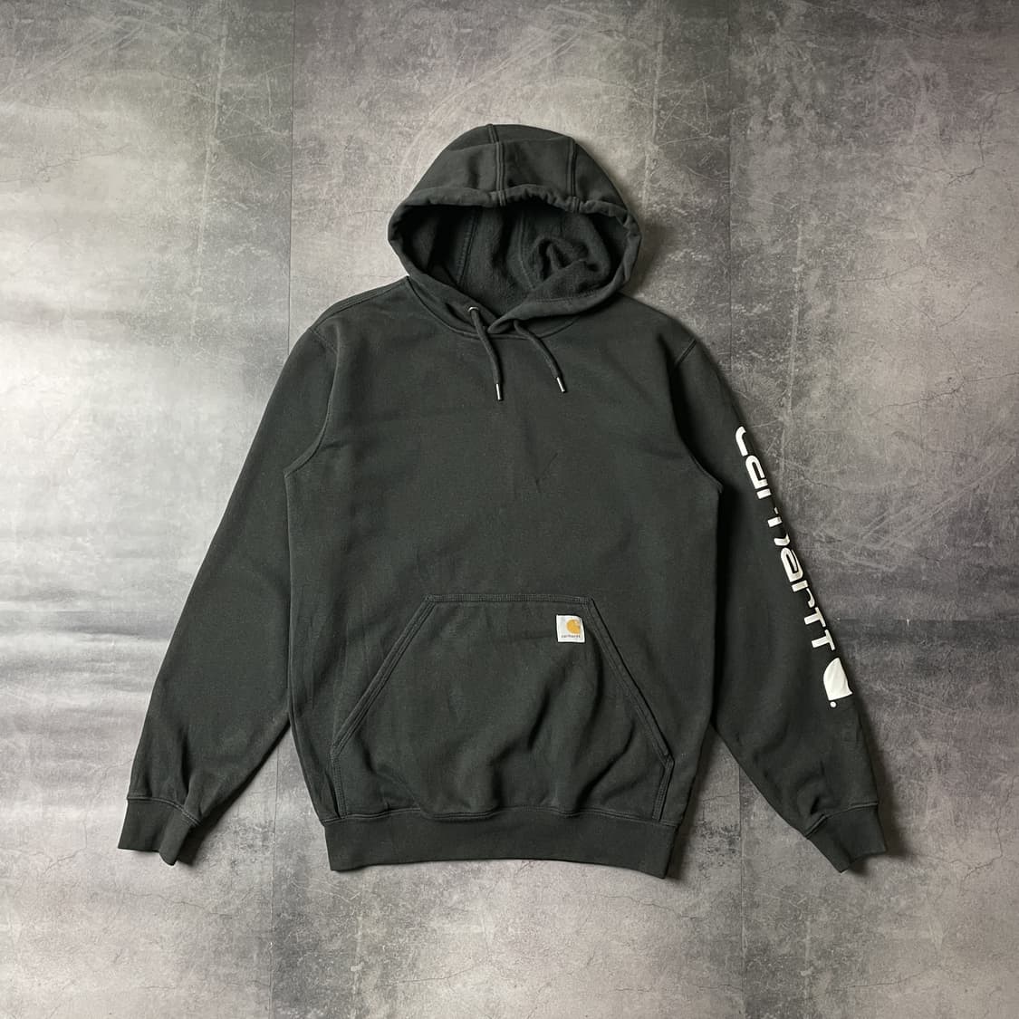 CARHARTT  칼하트 빈티지 블랙 기모라이닝 후드티 A00374 상품이미지1