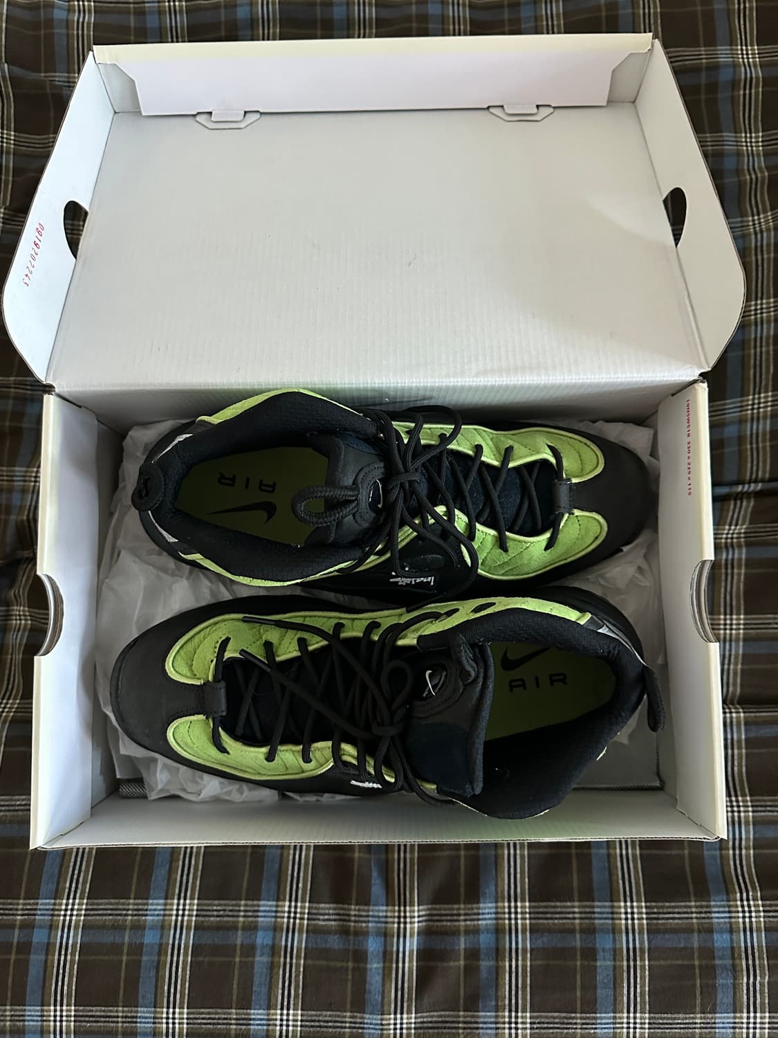 나이키 x 스투시 에어 페니 2 비비드 그린 앤 블랙 상품이미지3