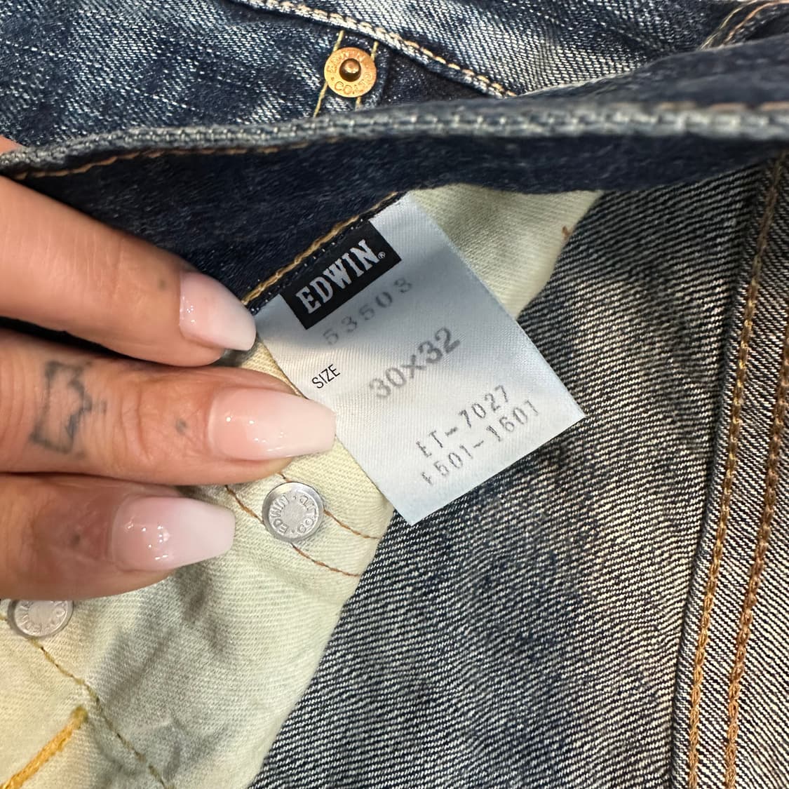 에드윈503 레귤러 스트레이트 페이드 데님 팬츠(30) 상품이미지8