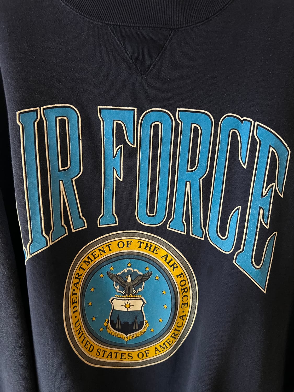 [L]90's U.S AIR FORCE 미 공군 유니폼 스웻셔츠 상품이미지3
