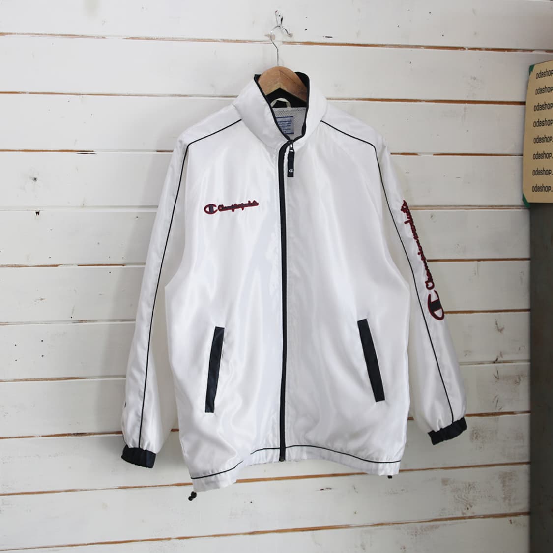 (착용컷) Champion 올드스쿨 트랙 자켓 (남성용 100) 상품이미지1