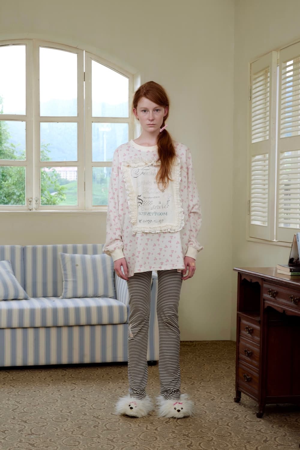 sorvetroom 레터 프릴 스웻셔츠 상품이미지2