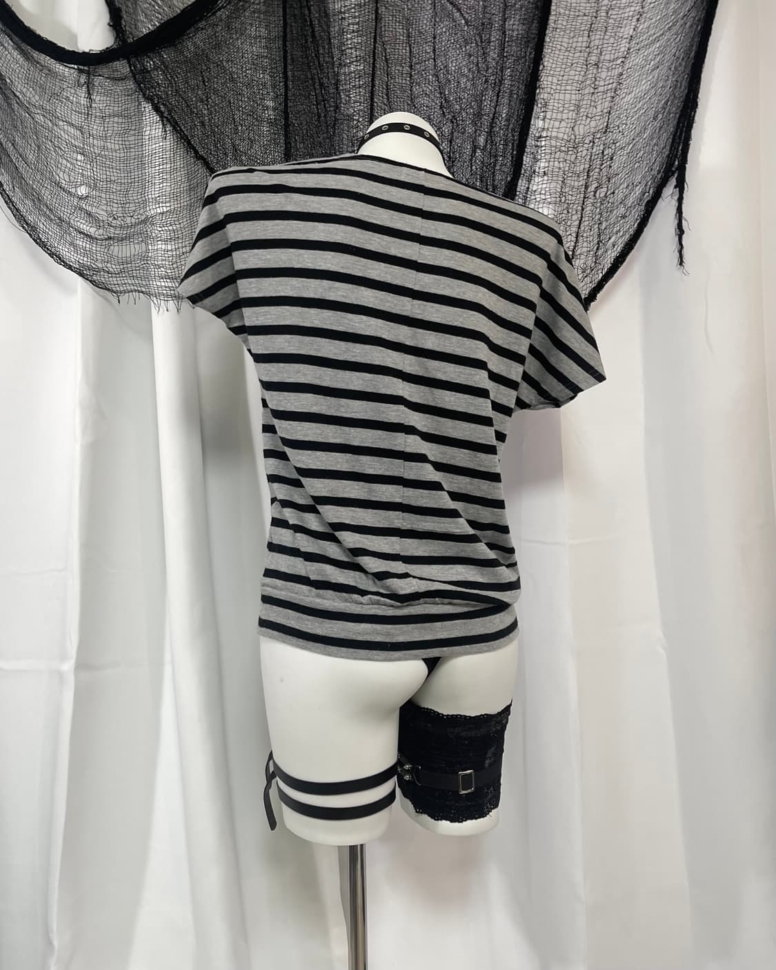 stripe lettering t-shirt 상품이미지4