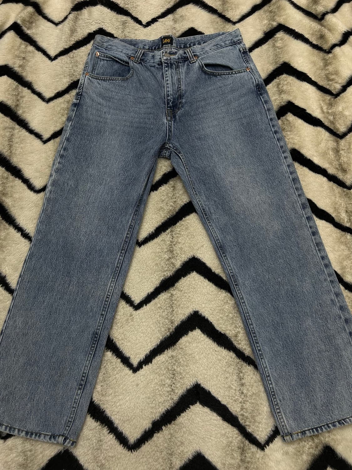 [34]Lee 스트레이트핏 데님팬츠/인디고라이트 상품이미지3