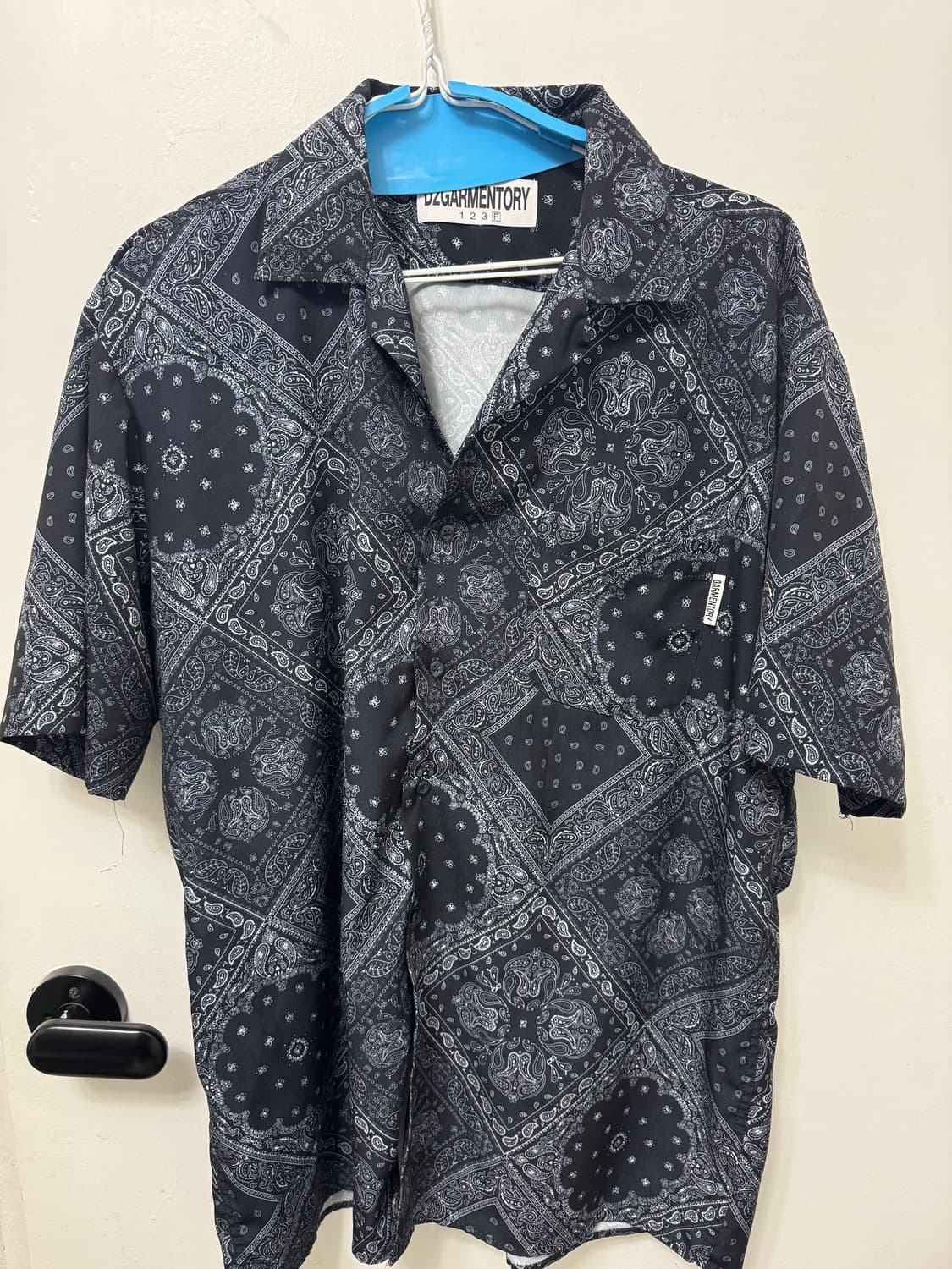 반다나 패턴 셔츠 L 상품이미지1