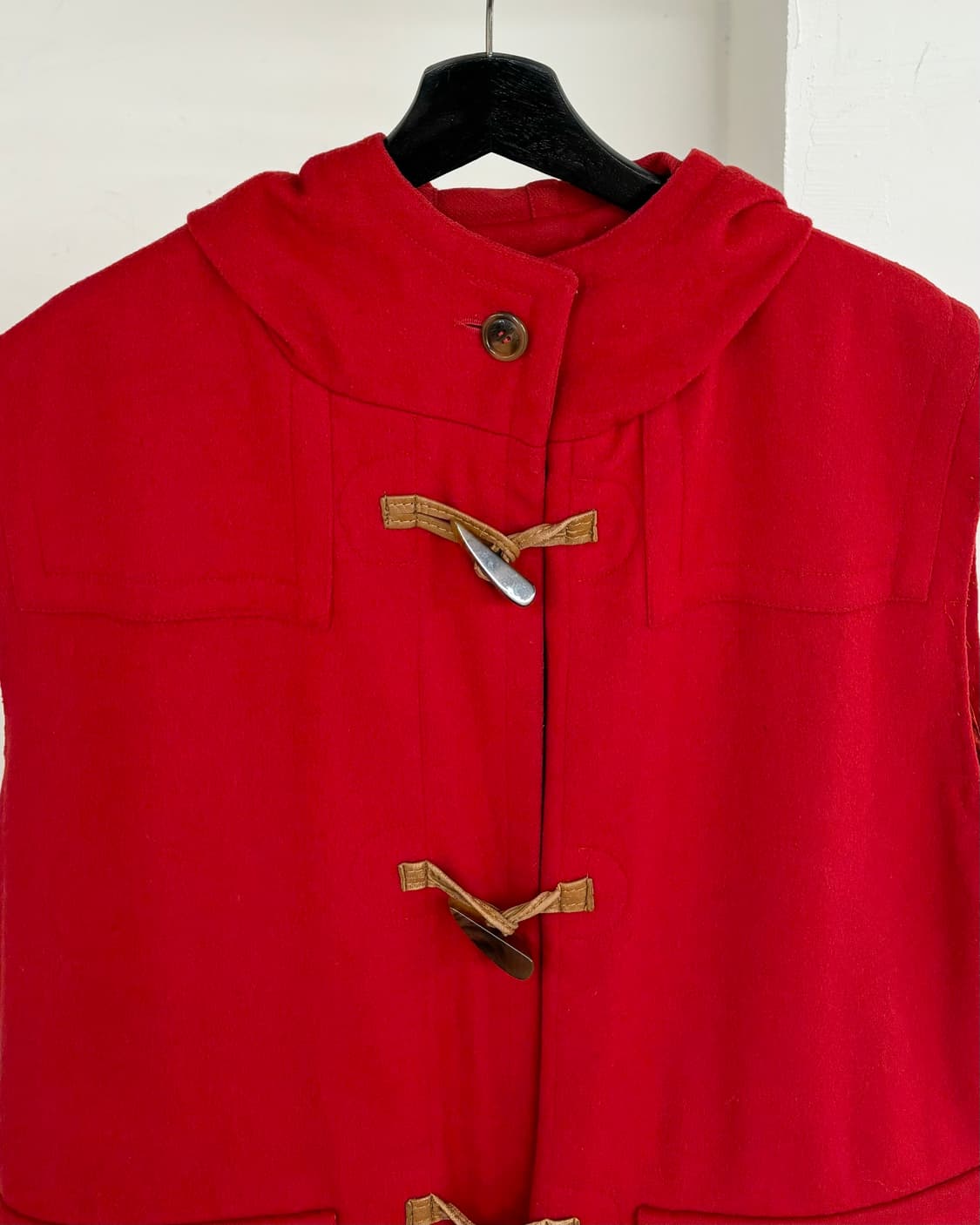 셀린느 레드 더블 코트 베스트 상품이미지2