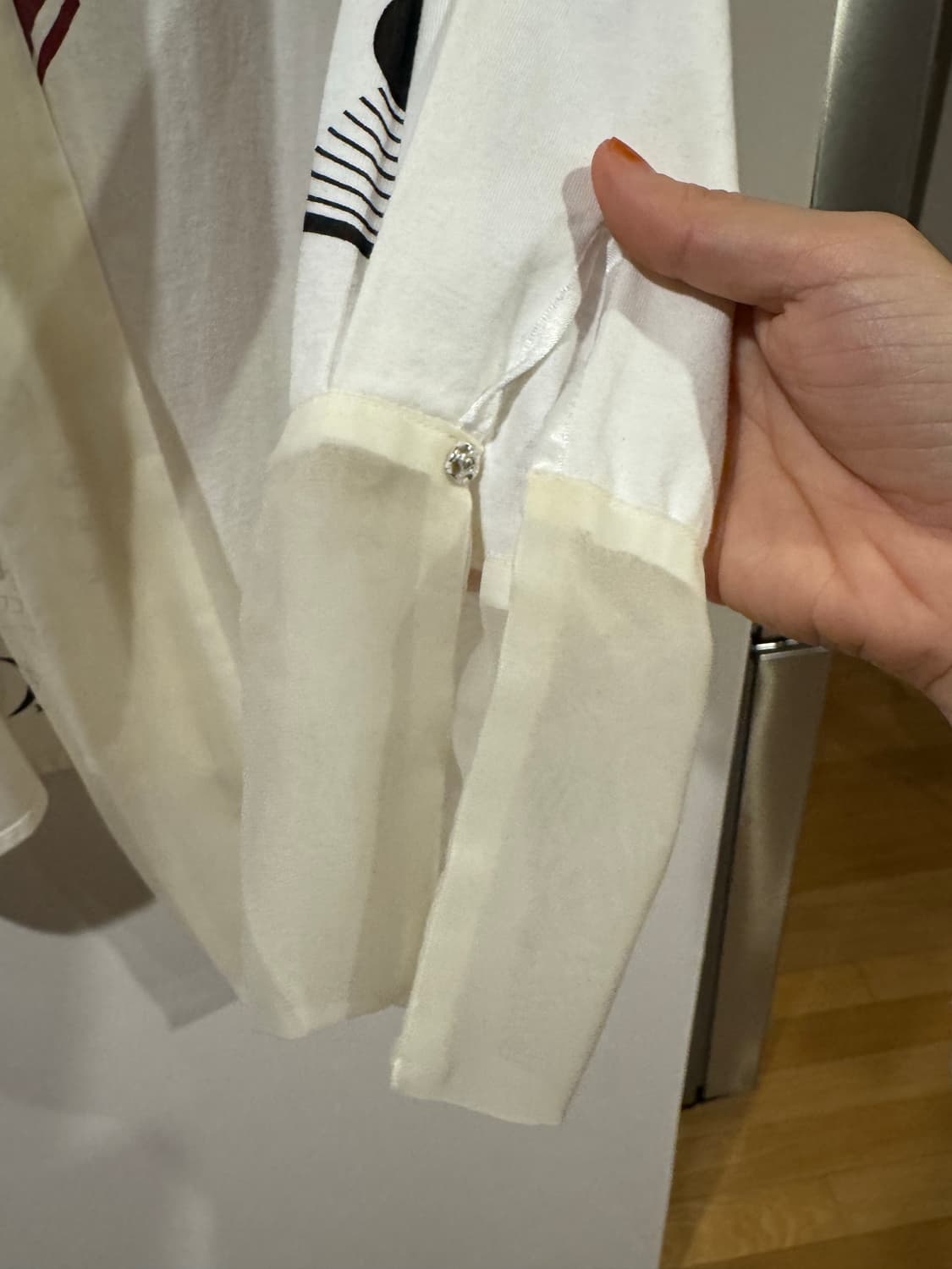 SERU 세루 시스루 스카프 티셔츠 상품이미지3