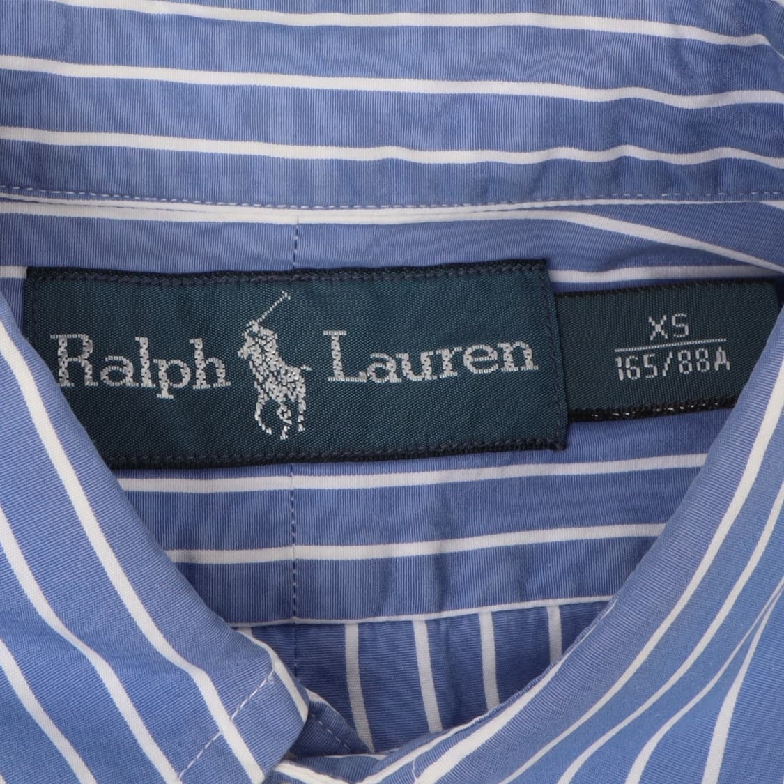 폴로 랄프로렌 블루 스트라이프 코튼 셔츠 상품이미지8