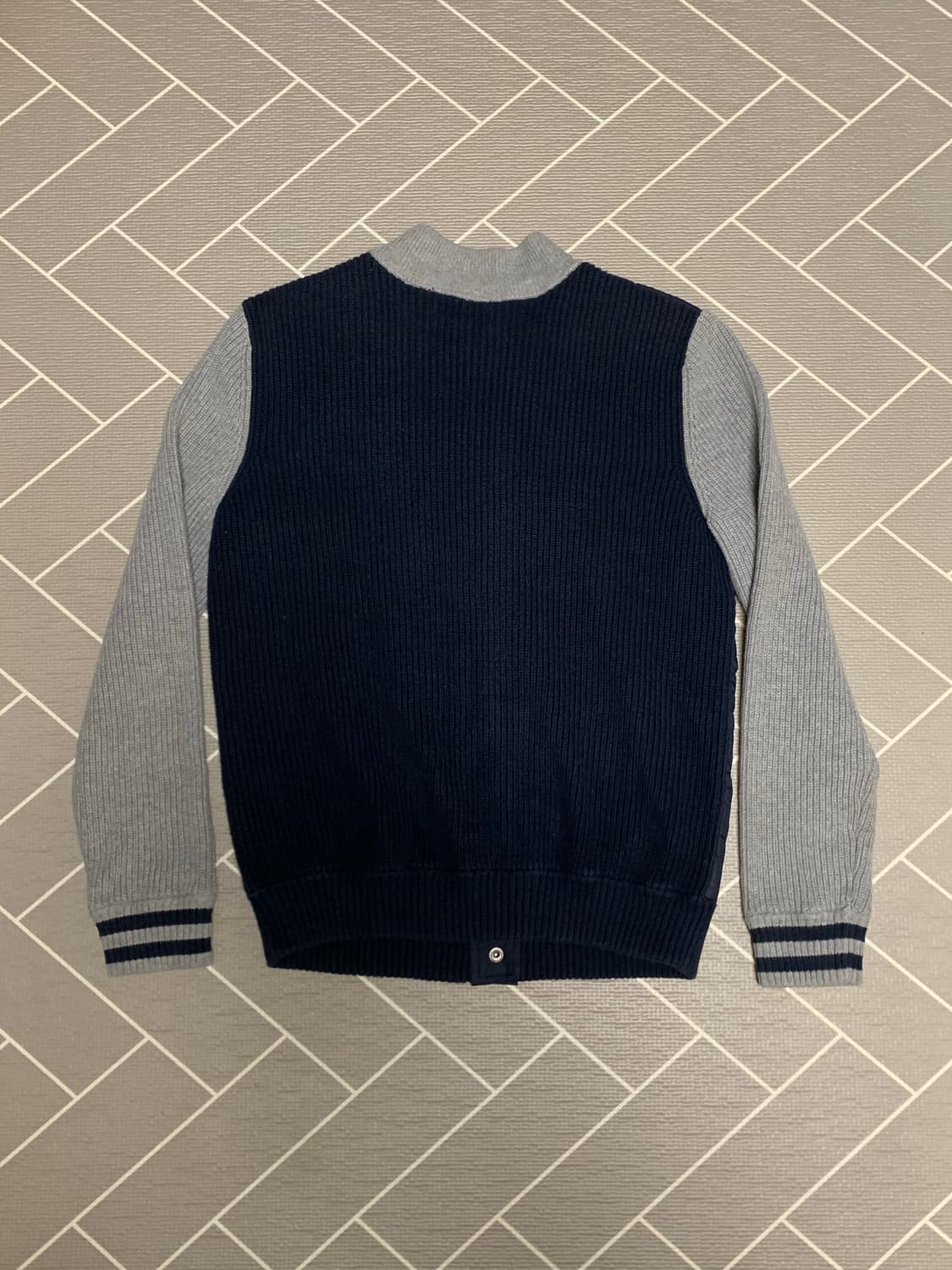 폴로 빅포니 니트패딩 네이비 그레이 상품이미지3