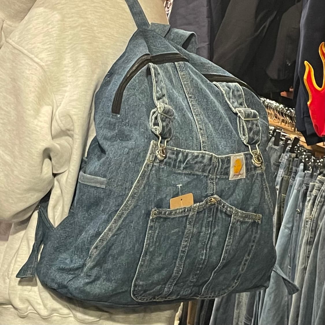 [IM] carhartt 칼하트 리메이크 데님 백팩 상품이미지3