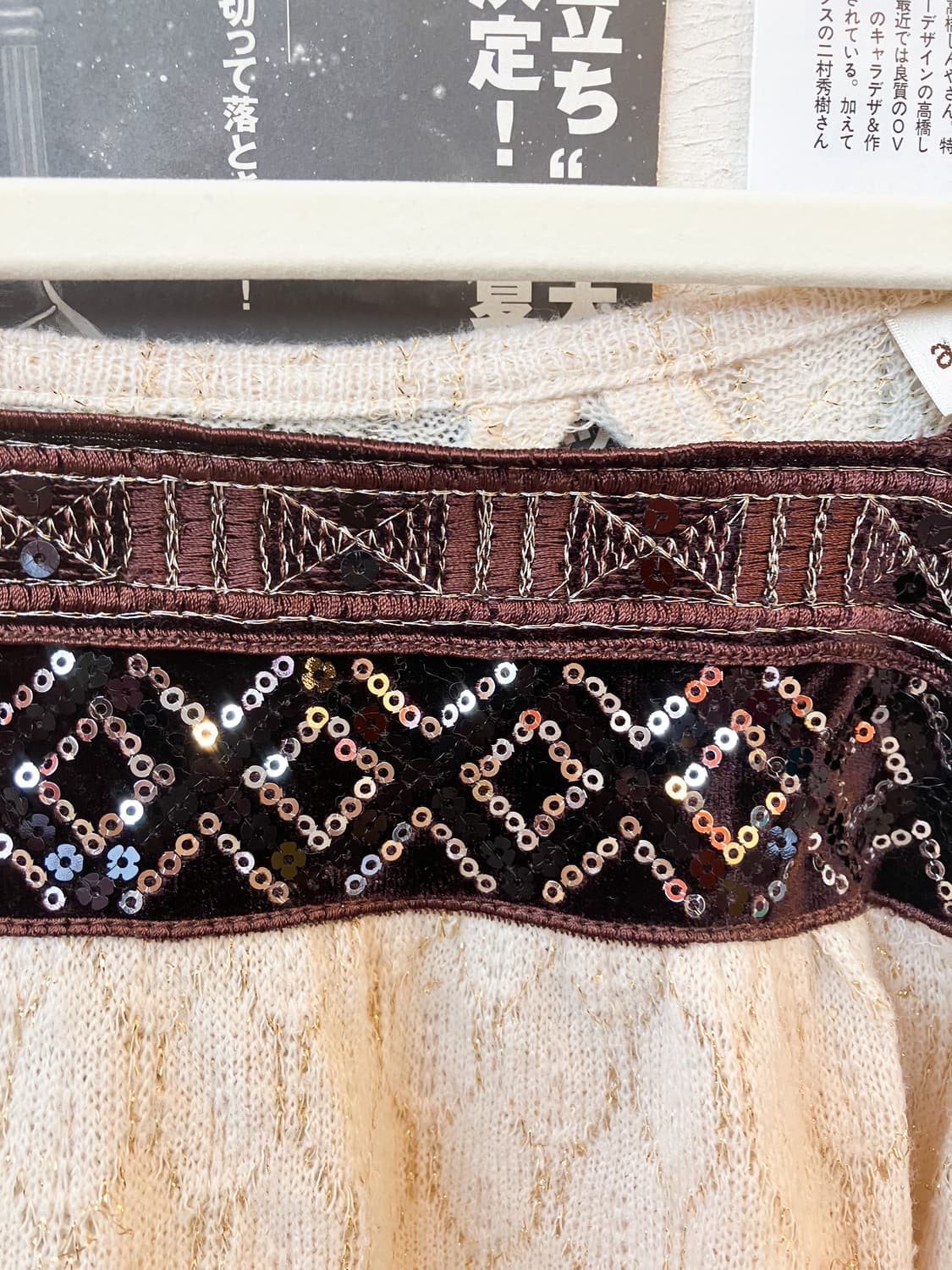 엑시즈팜 밀크티 니트 케이프 상품이미지4