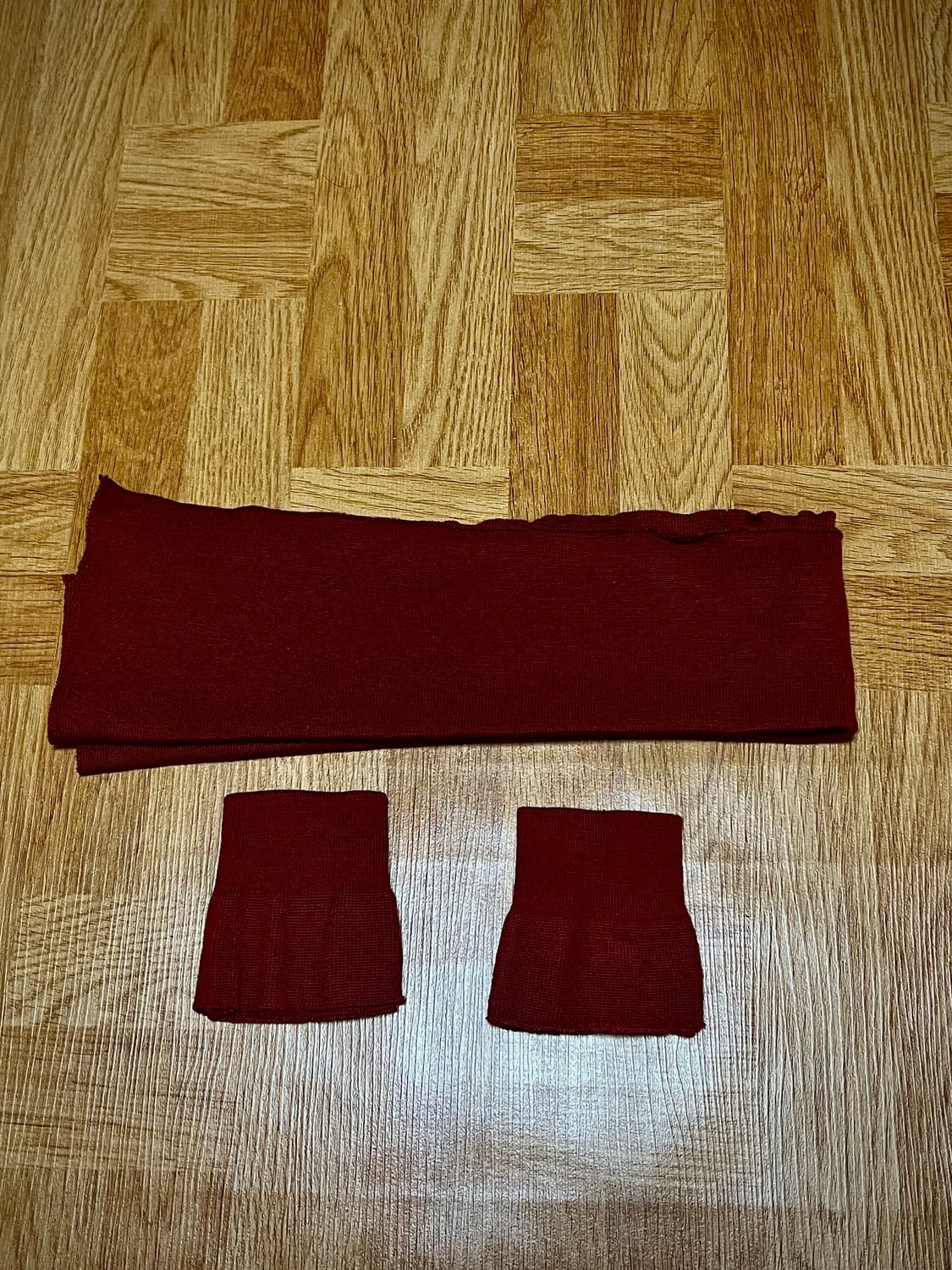 A-2 FLIGHT JACKET REPAIR KNIT SET (Red R 상품이미지1