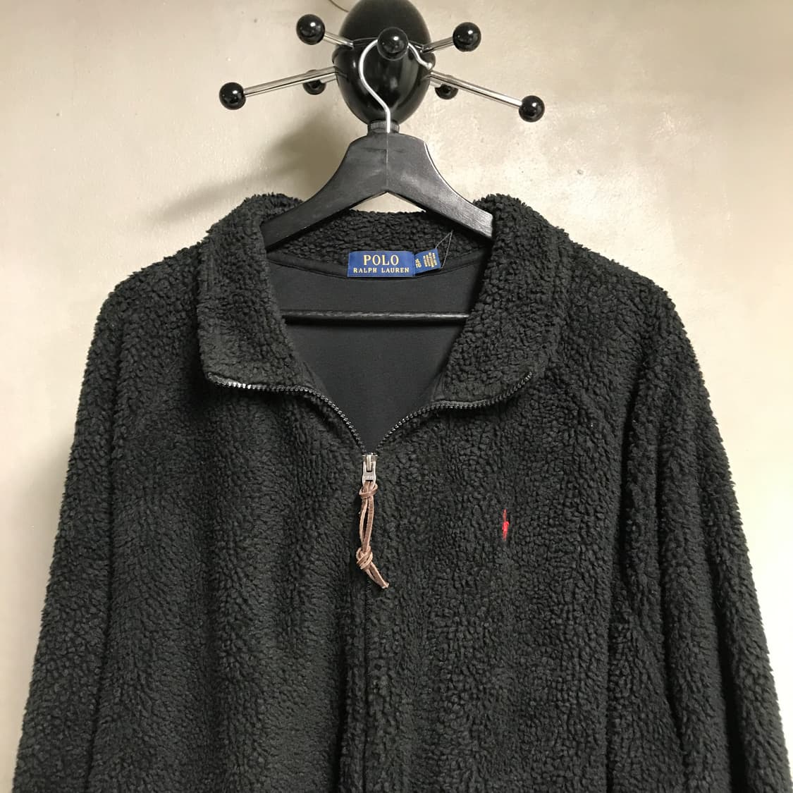 폴로 랄프로렌 플리스 자켓 블랙 XL 상품이미지2