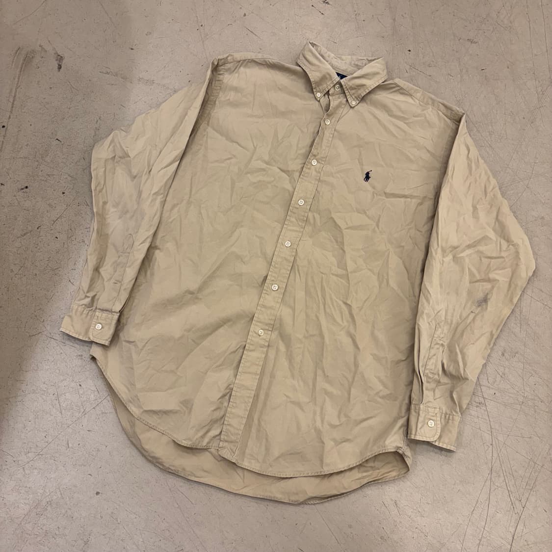 폴로 랄프로렌 베이지 포니 셔츠 상품이미지1