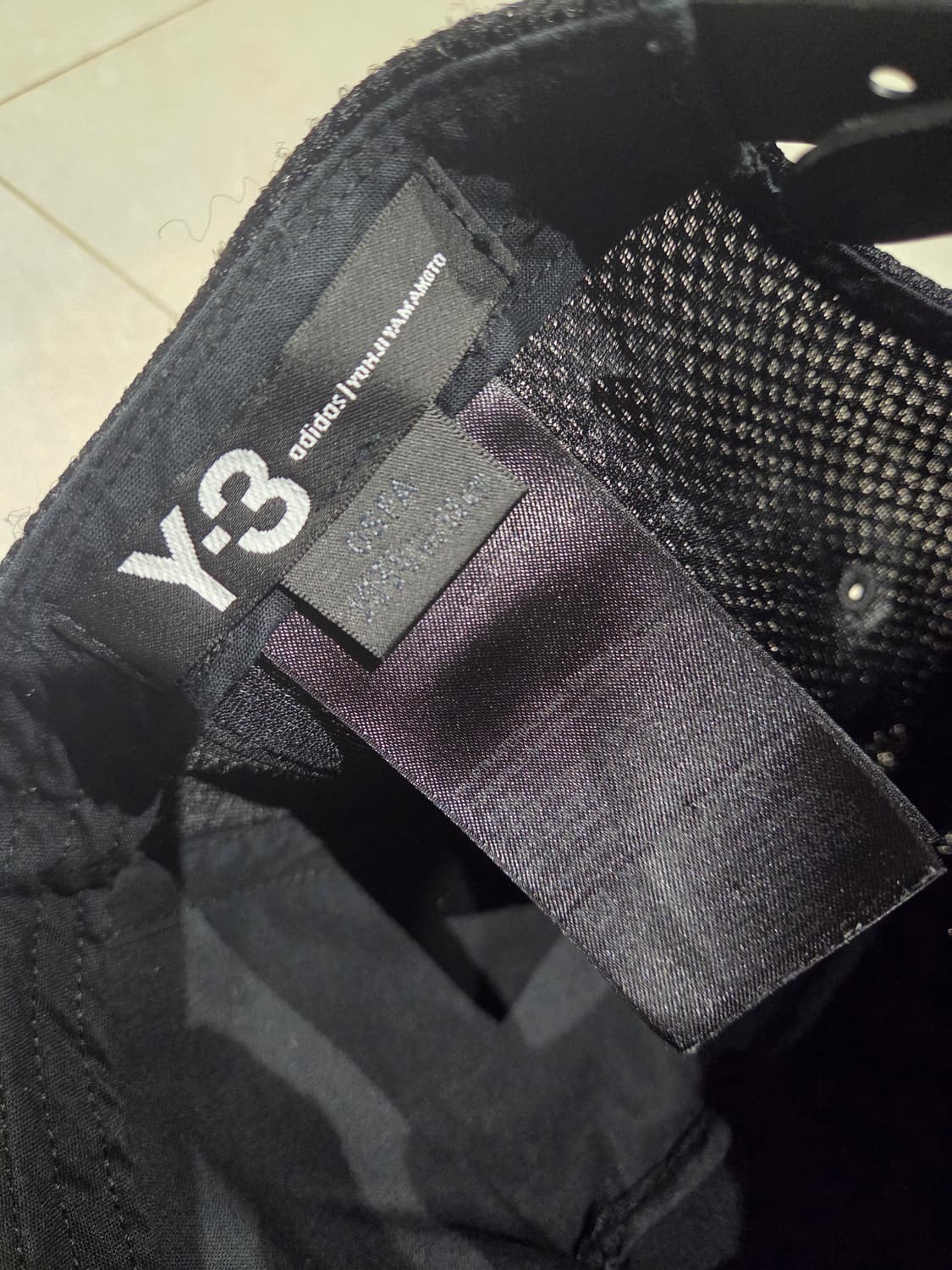 Y-3 블랙 볼캡 팔아요  상품이미지5