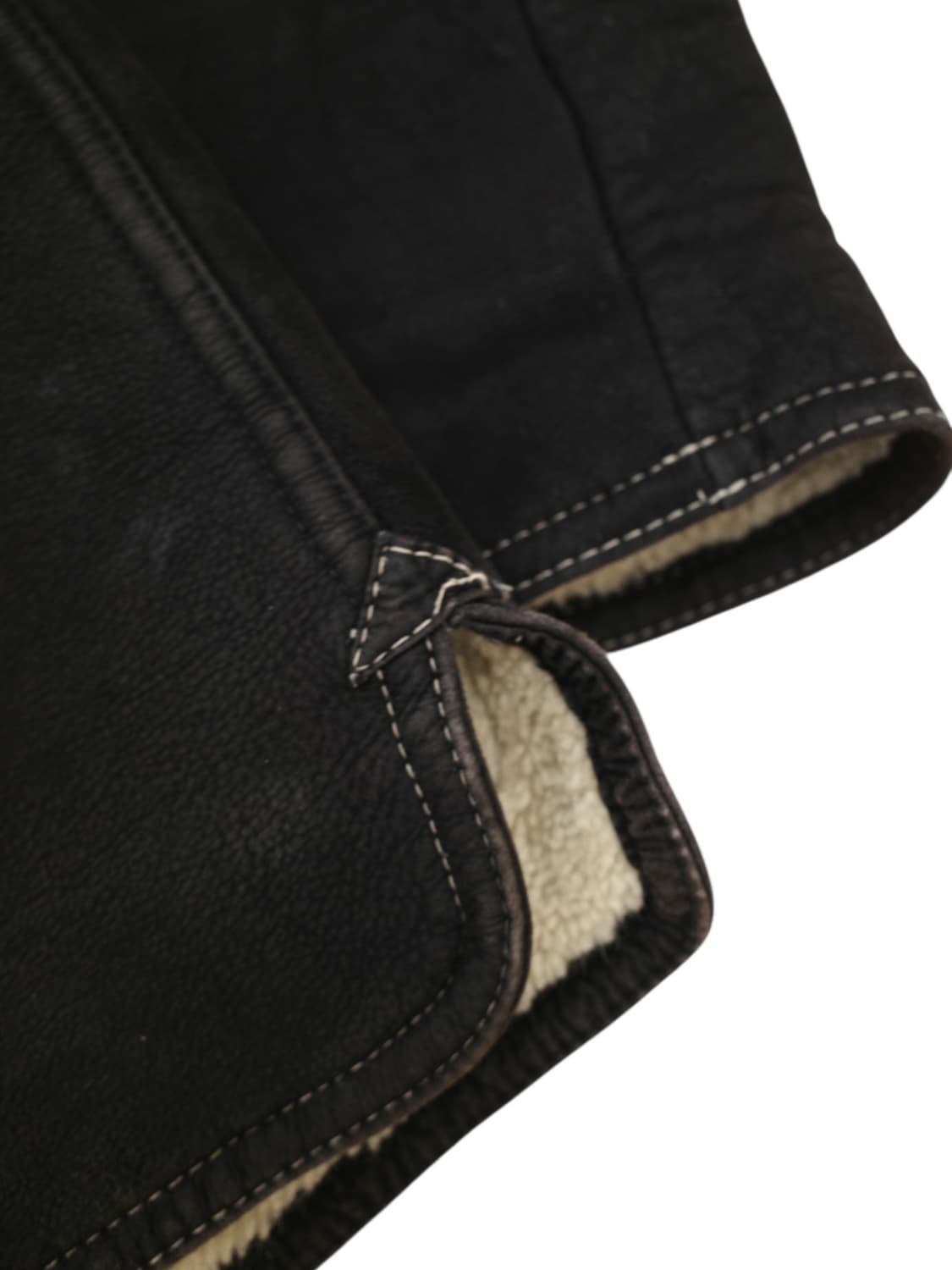 90‘s 마리떼 프랑소와 저버 무스탕 코트 상품이미지8