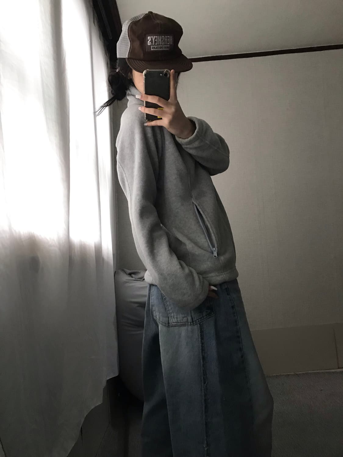 콜롬비아 그레이 후리스 상품이미지5