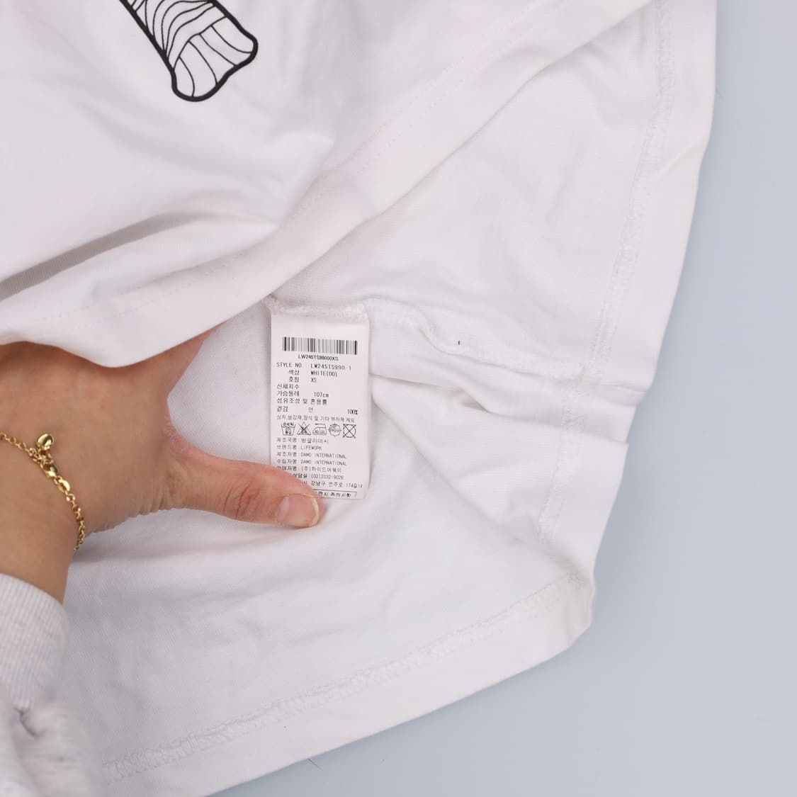 XS 라이프워크 프린팅 반팔티 0320H1 상품이미지7