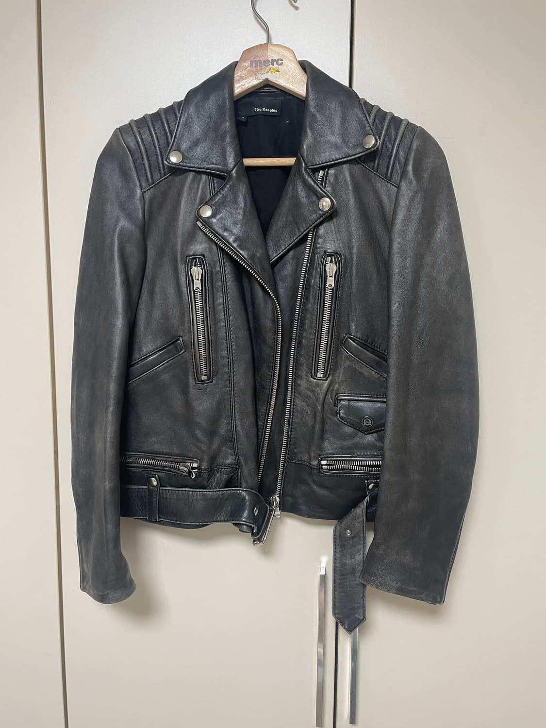 The Kooples 양가죽 라이더 자켓 S 상품이미지1