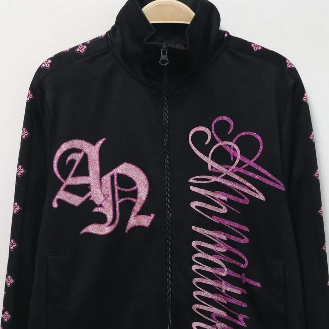 REDCOMET 펑크 고스로리 글리터 레터링 져지 64814 상품이미지3