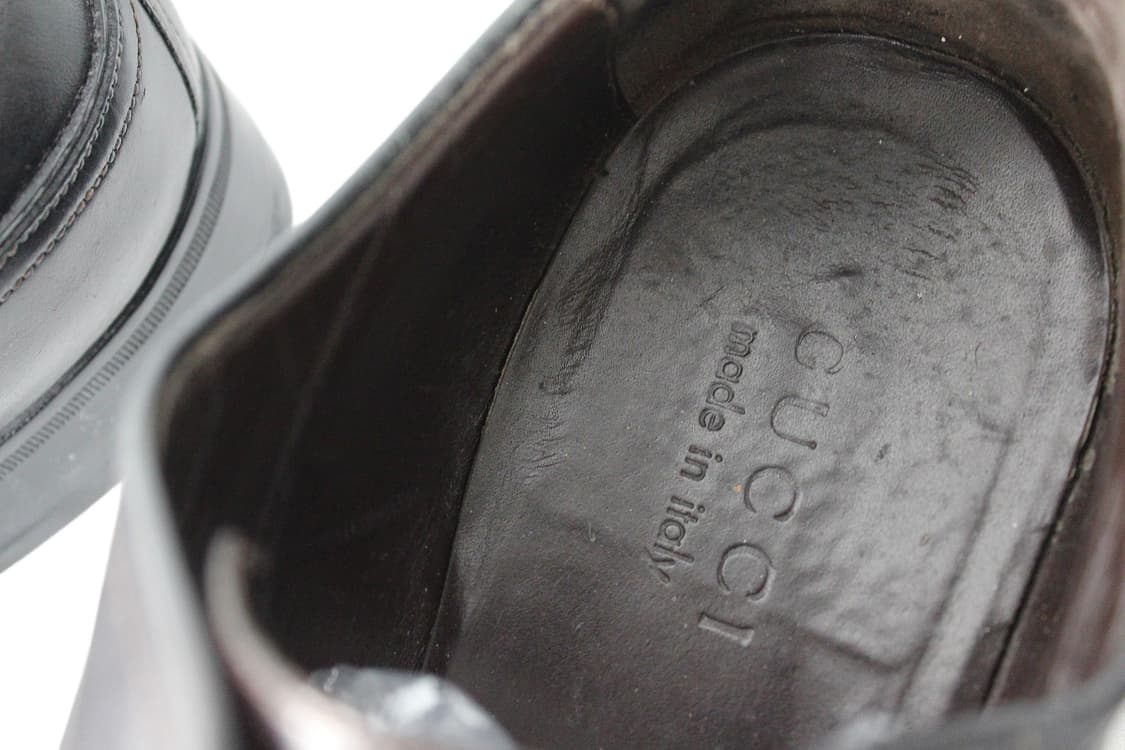 2000s GUCCI Leather Lace-up Loafer 상품이미지8