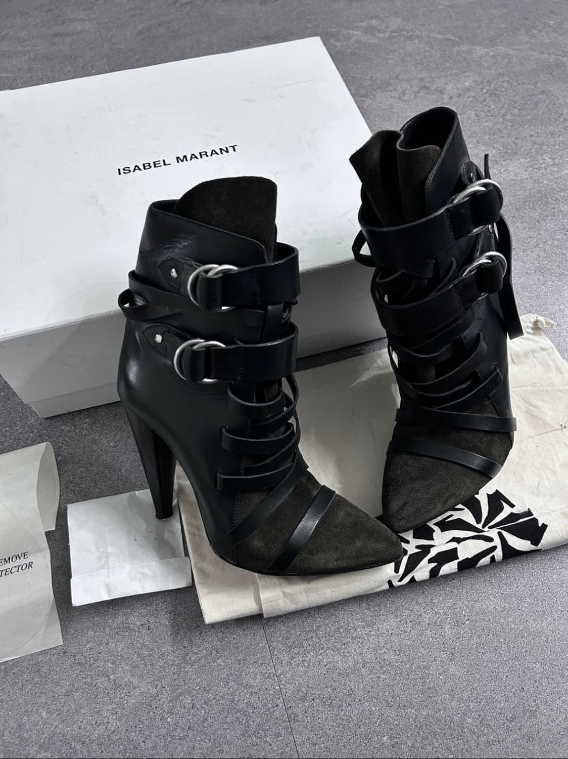 이자벨마랑 14FW 로이스톤 레이스업 부츠 상품이미지3