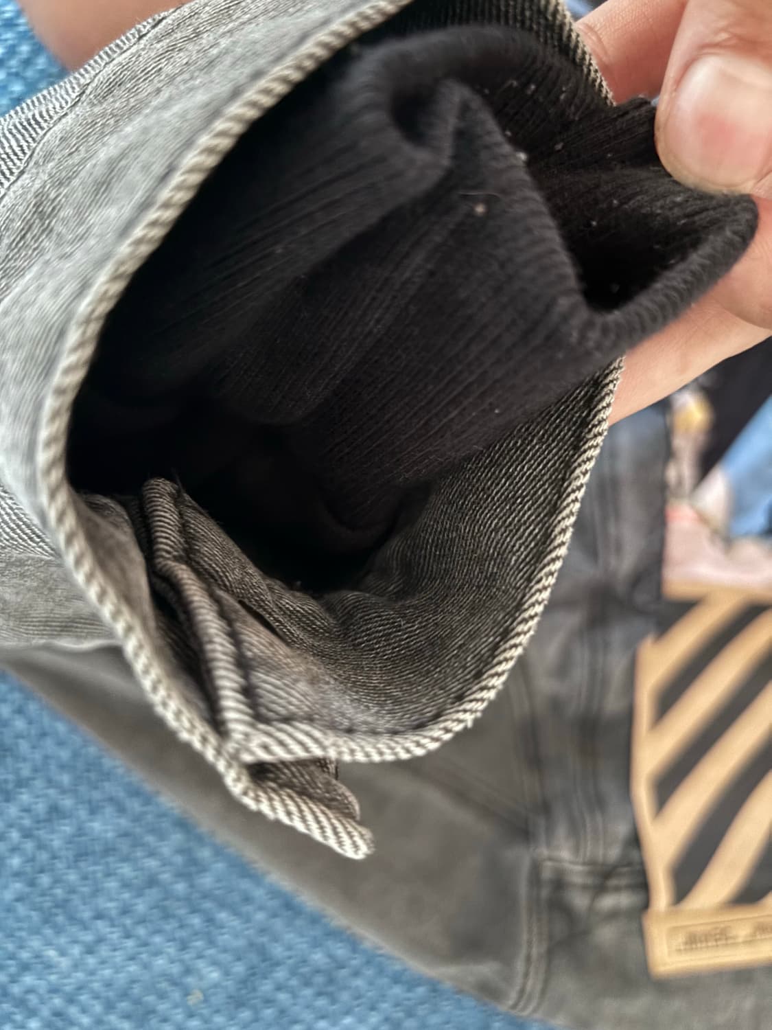 버질 아블로 오프화이트 데님자켓 급처 상품이미지5