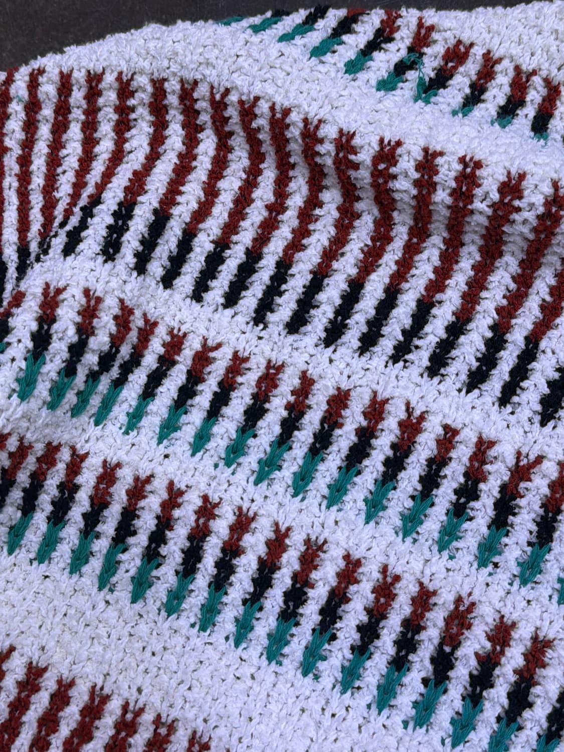 자라 빅 실루엣 스트라이프 패턴 니트 스웨터 XL 상품이미지4