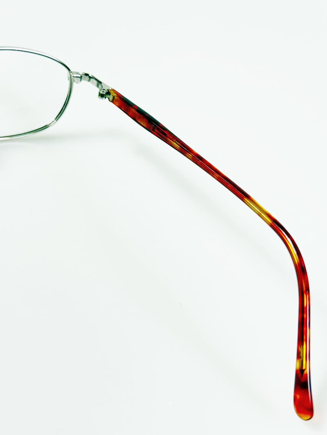 90s QINGREN 실버 메탈 슬림 스퀘어 빈티지 안경 상품이미지6