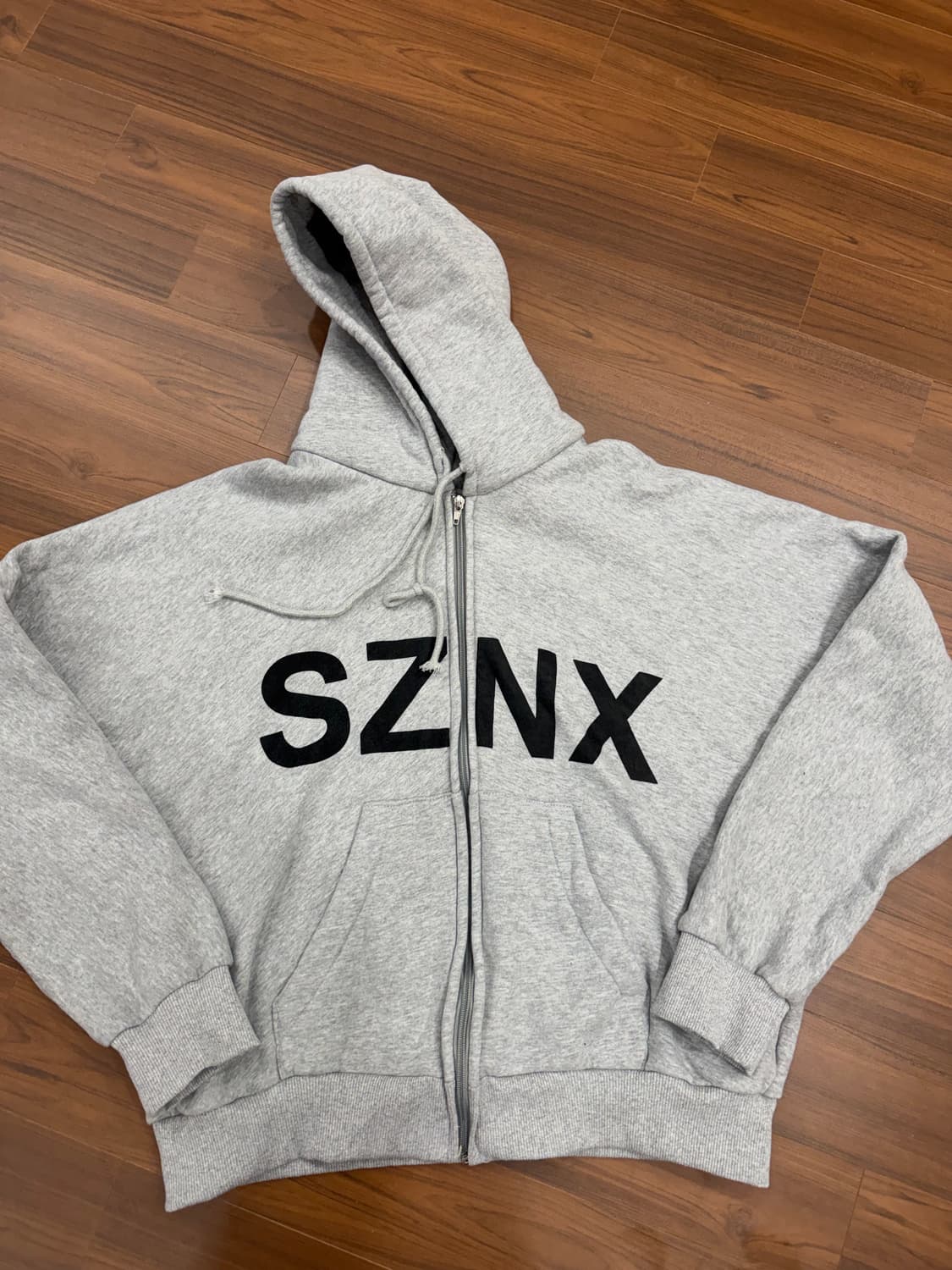 칸예 sznx 이지 시즌10 후드 집업 상품이미지1