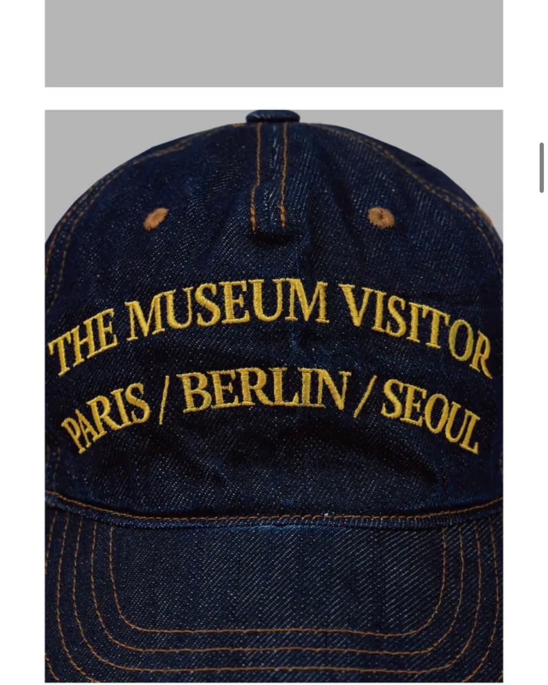 더뮤지엄지버터 볼캡 상품이미지3