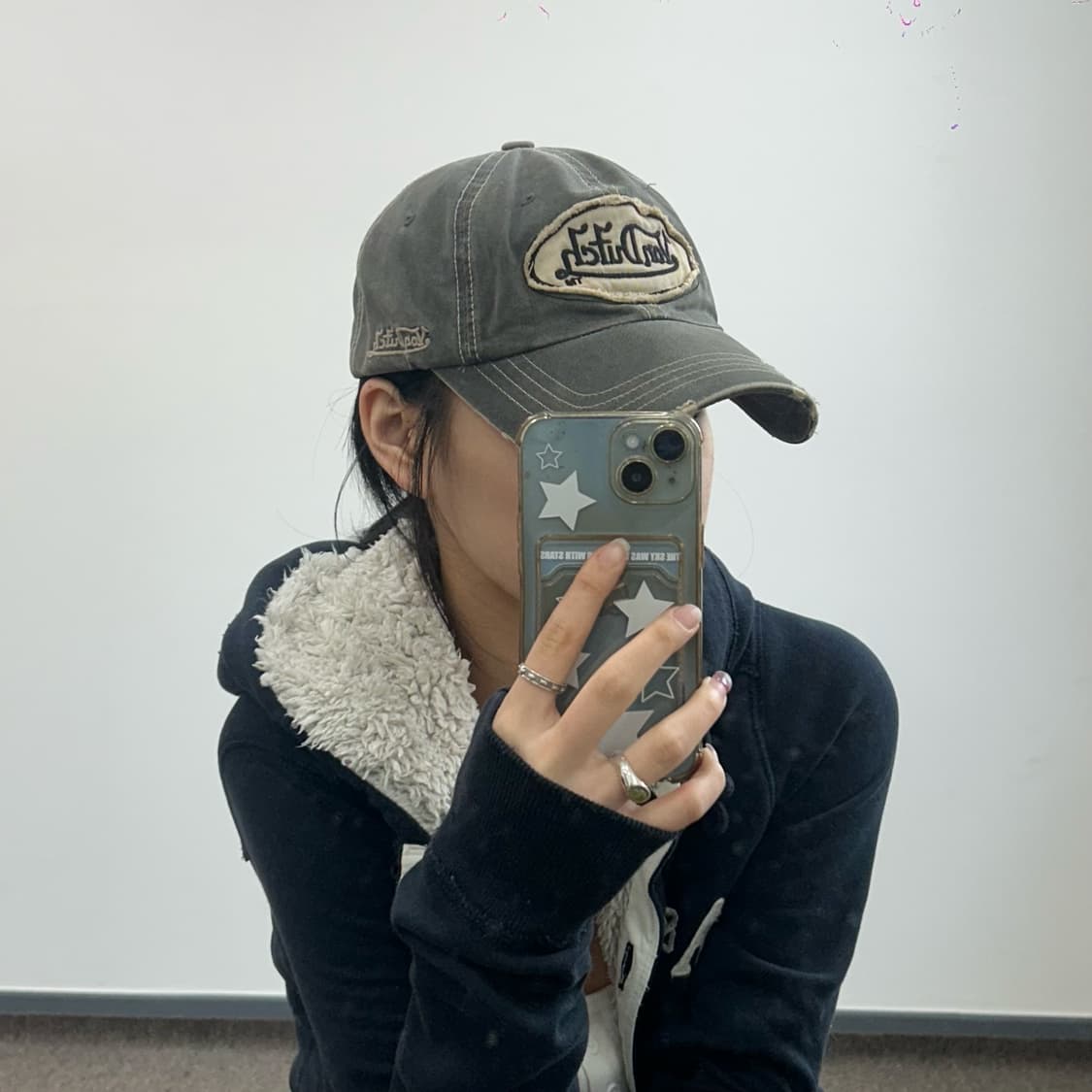 Vondutch 본더치 패치로고 그레이워싱 볼캡 상품이미지2