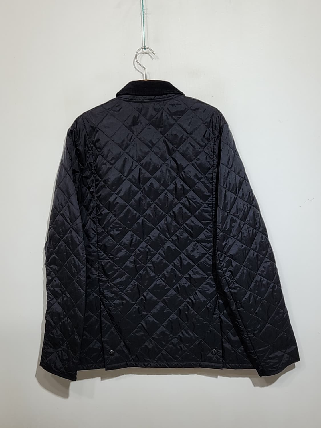 (XXL) 바버 퀼팅자켓 블랙 빅사이즈 누빔점퍼  상품이미지6