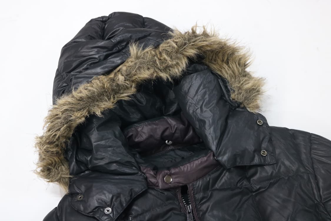 COX 빈티지 후드 퍼 덕다운 패딩 점퍼 상품이미지4