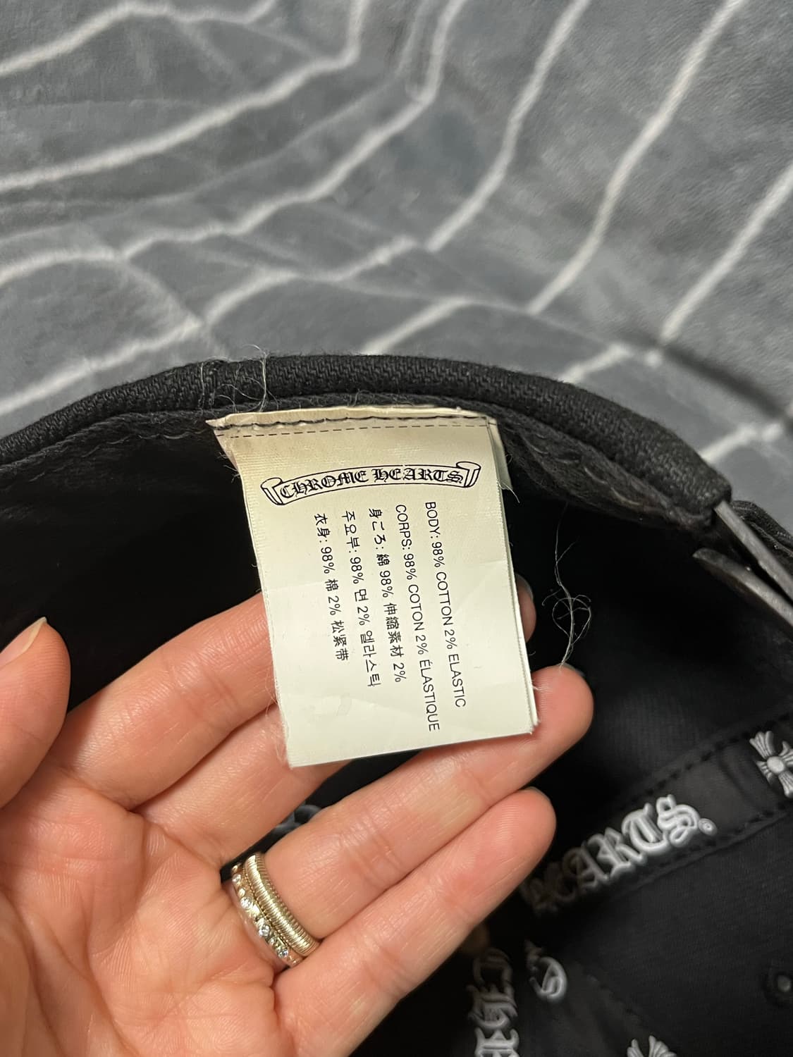 (정품) 크롬하츠 바인대거 자수 모자 스냅백 베이스볼 캡 상품이미지7