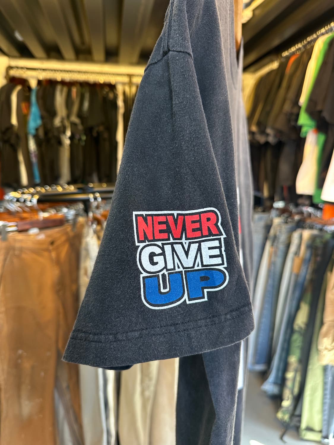 WWE 프로레슬러 존 시나 페이드 프린팅 티셔츠 상품이미지6