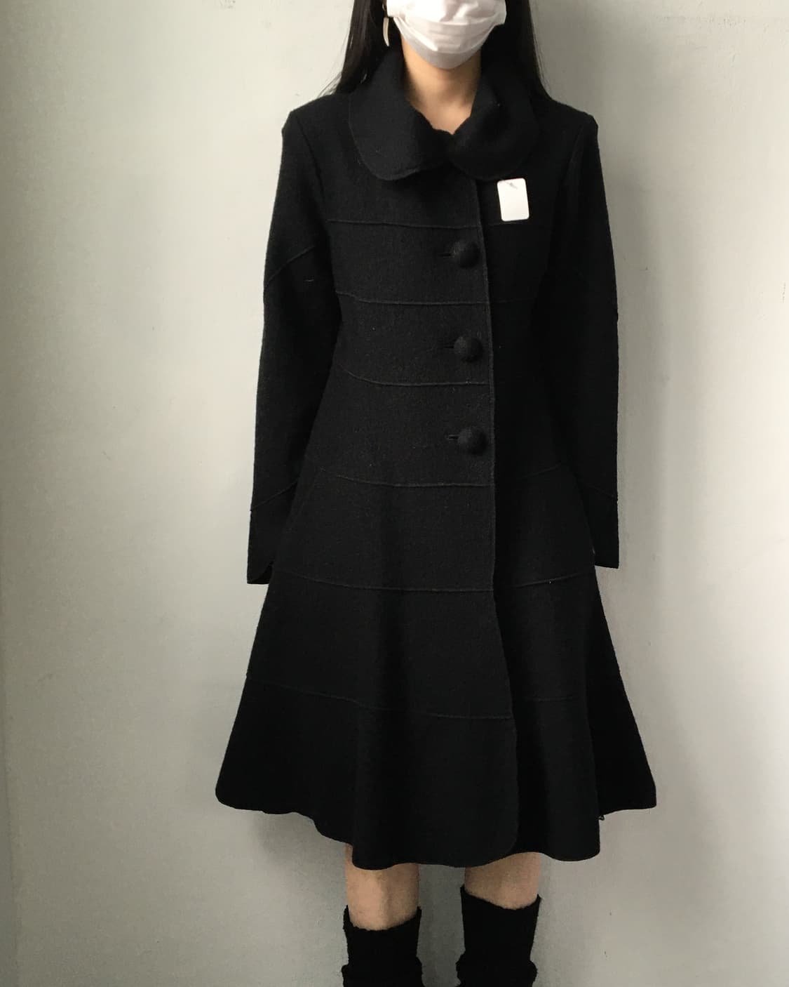 Line detail collar point coaat 상품이미지6