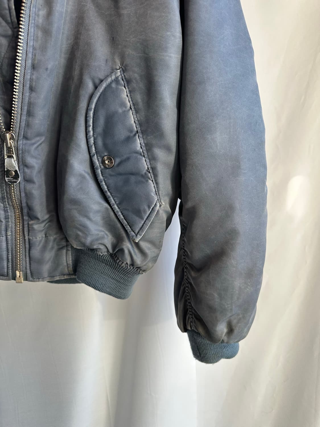 워시드 봄버자켓 ma-1 상품이미지5