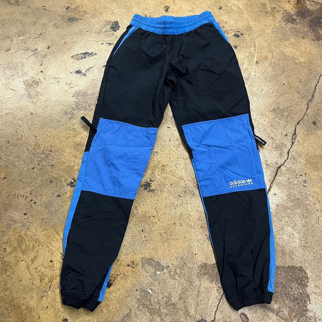 [정품/XS] 아디다스 블랙 블루 컬러 트레이닝 바지 b8 상품이미지2