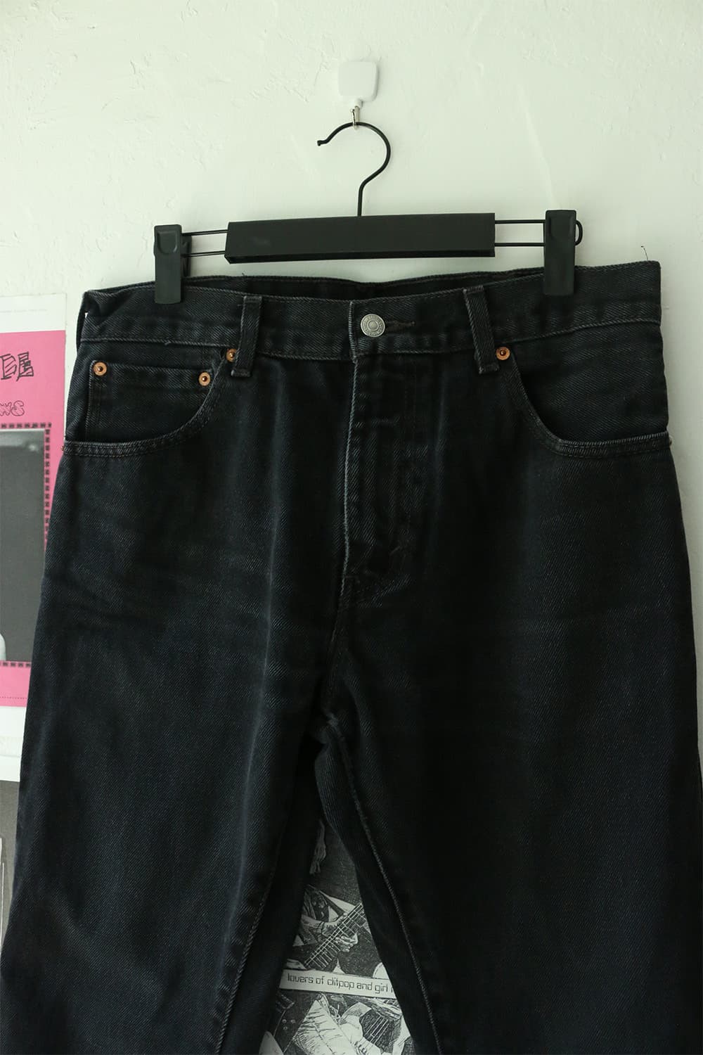 리바이스 517 블랙 부츠컷 데님 팬츠 32 상품이미지4
