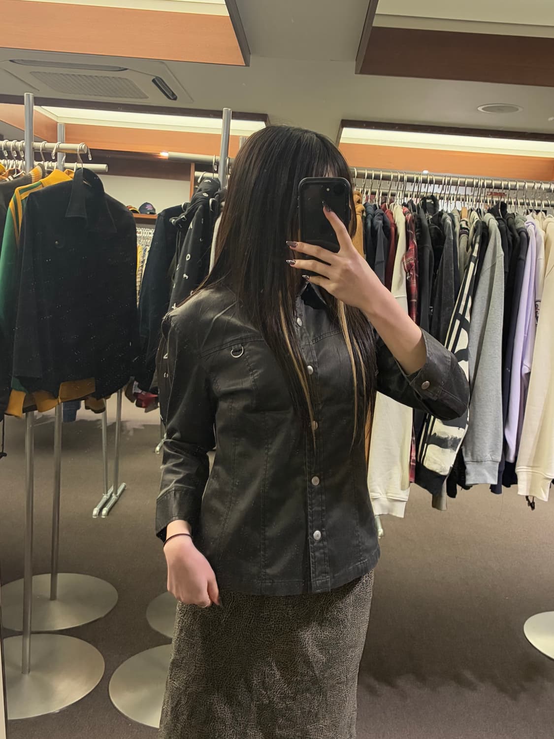 40)Japanese vintage 여성 나일론 트러커 자켓  상품이미지2