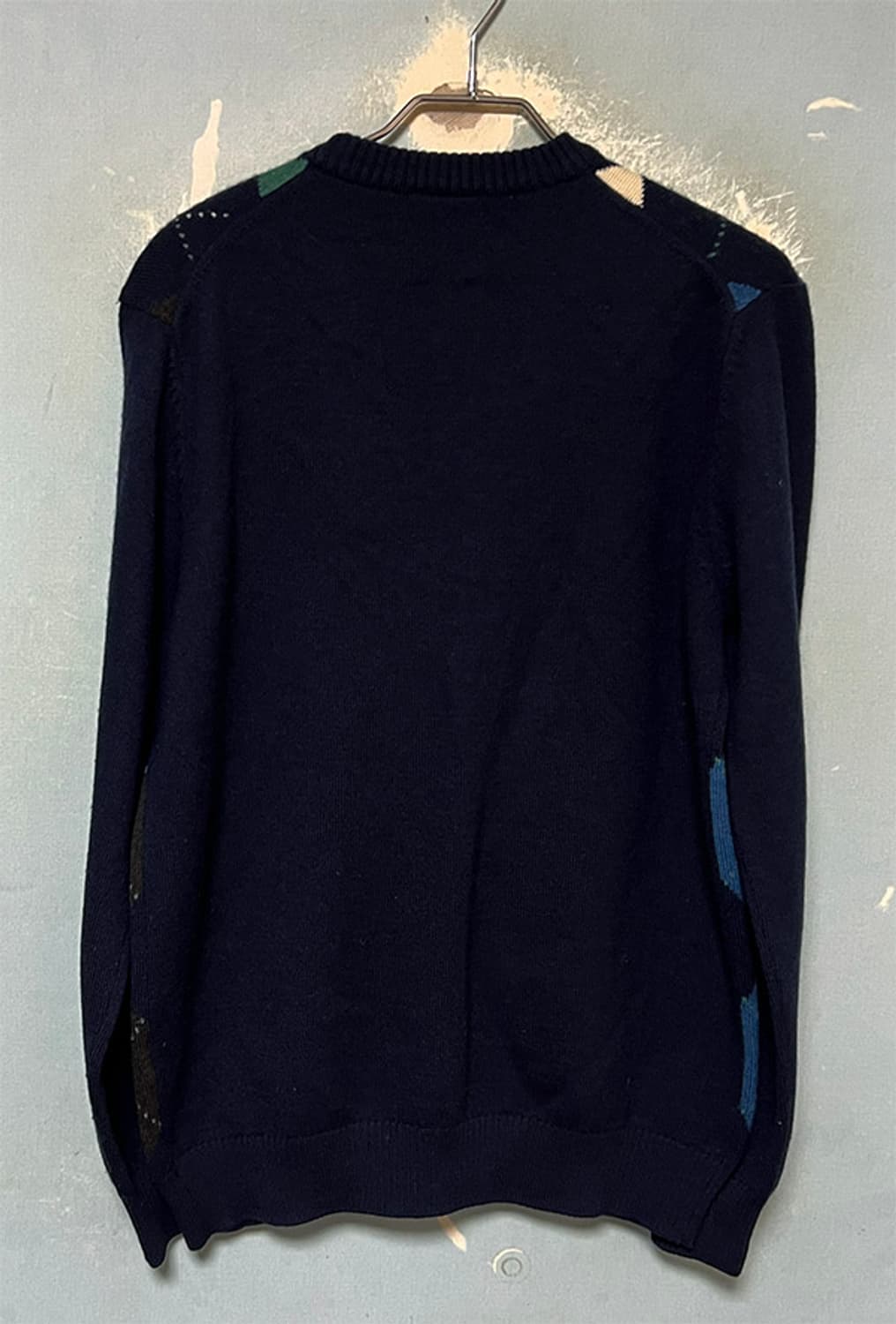 라코스테 남자 아가일 가디건 울 캐주얼 L 95-100 상품이미지2