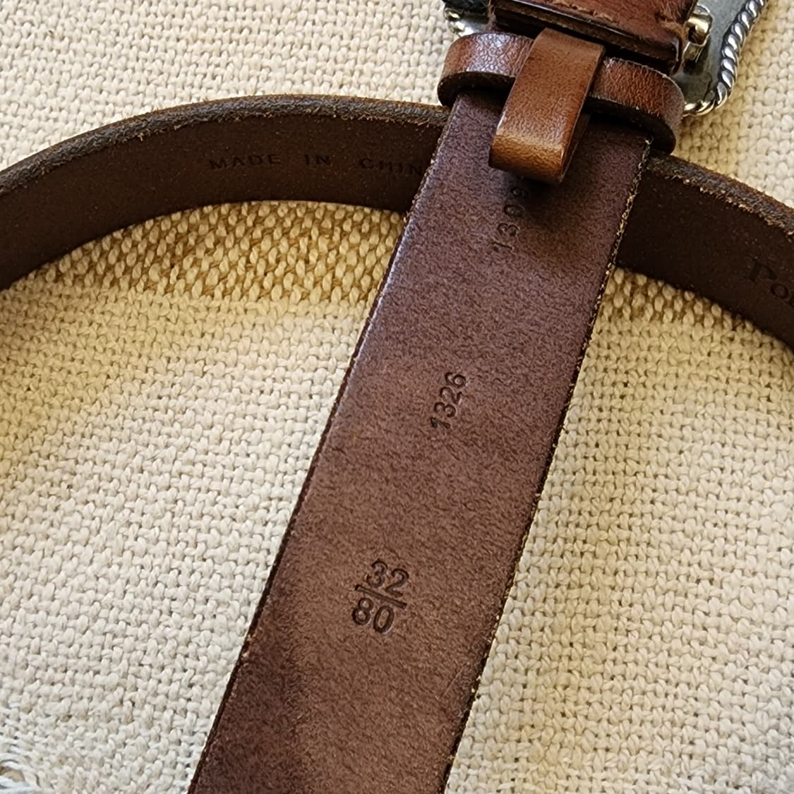 폴로 진스 메탈 버클 레더 벨트 32 상품이미지4