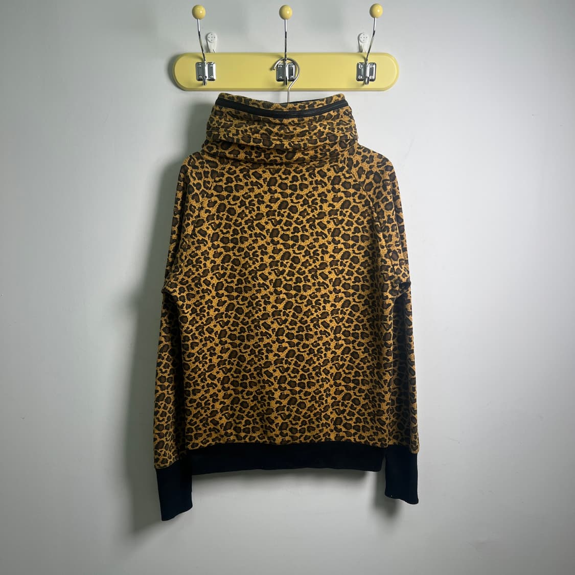 정글 스톰 레오파드 더블 지퍼 하이넥 자켓 L 상품이미지2