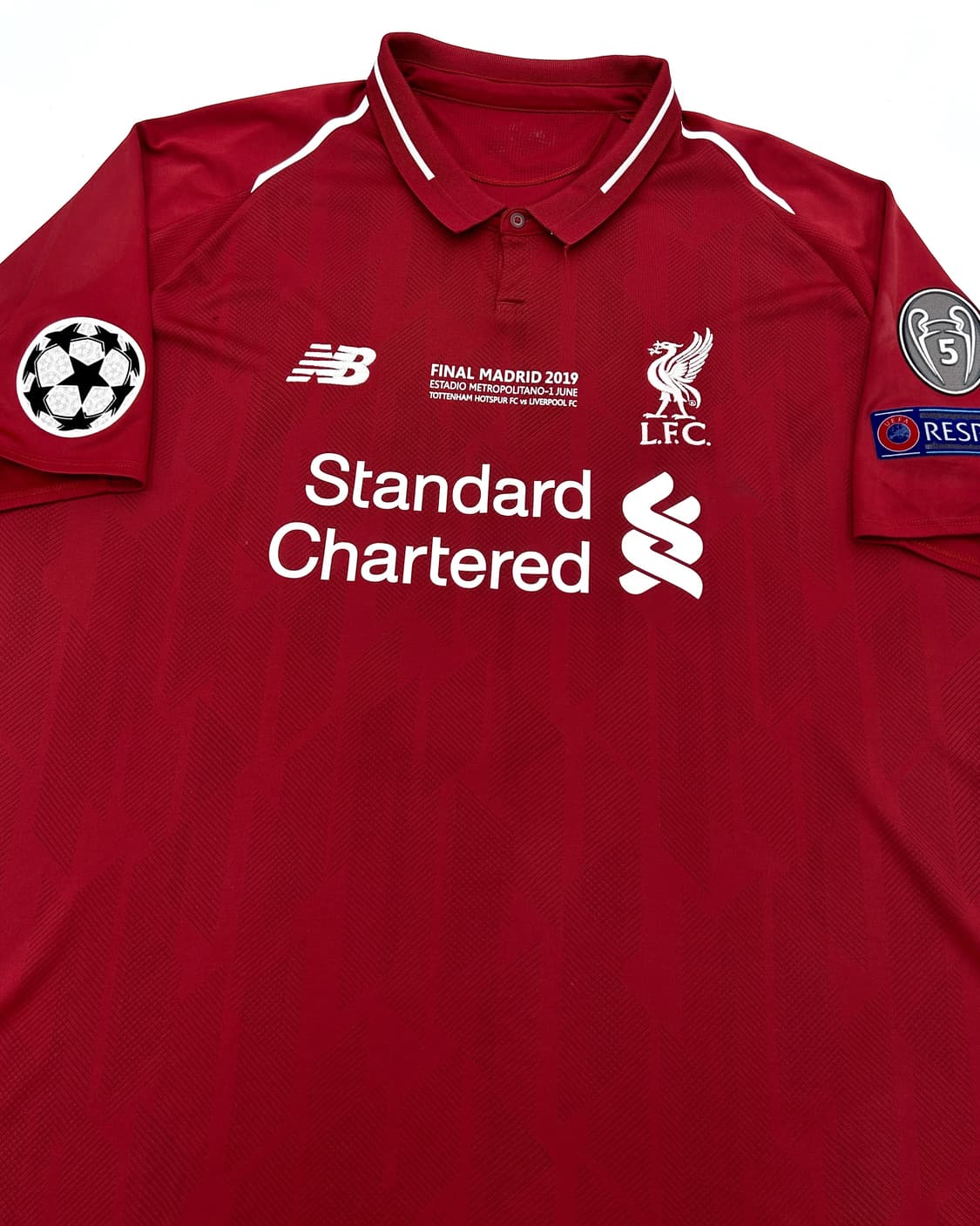 뉴발란스 18-19 리버풀 홈 챔스 파이널킷 모하메드 살라 상품이미지4