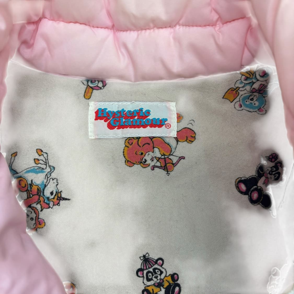 히스테릭 글래머 핑크 숏 패딩 OS 상품이미지7