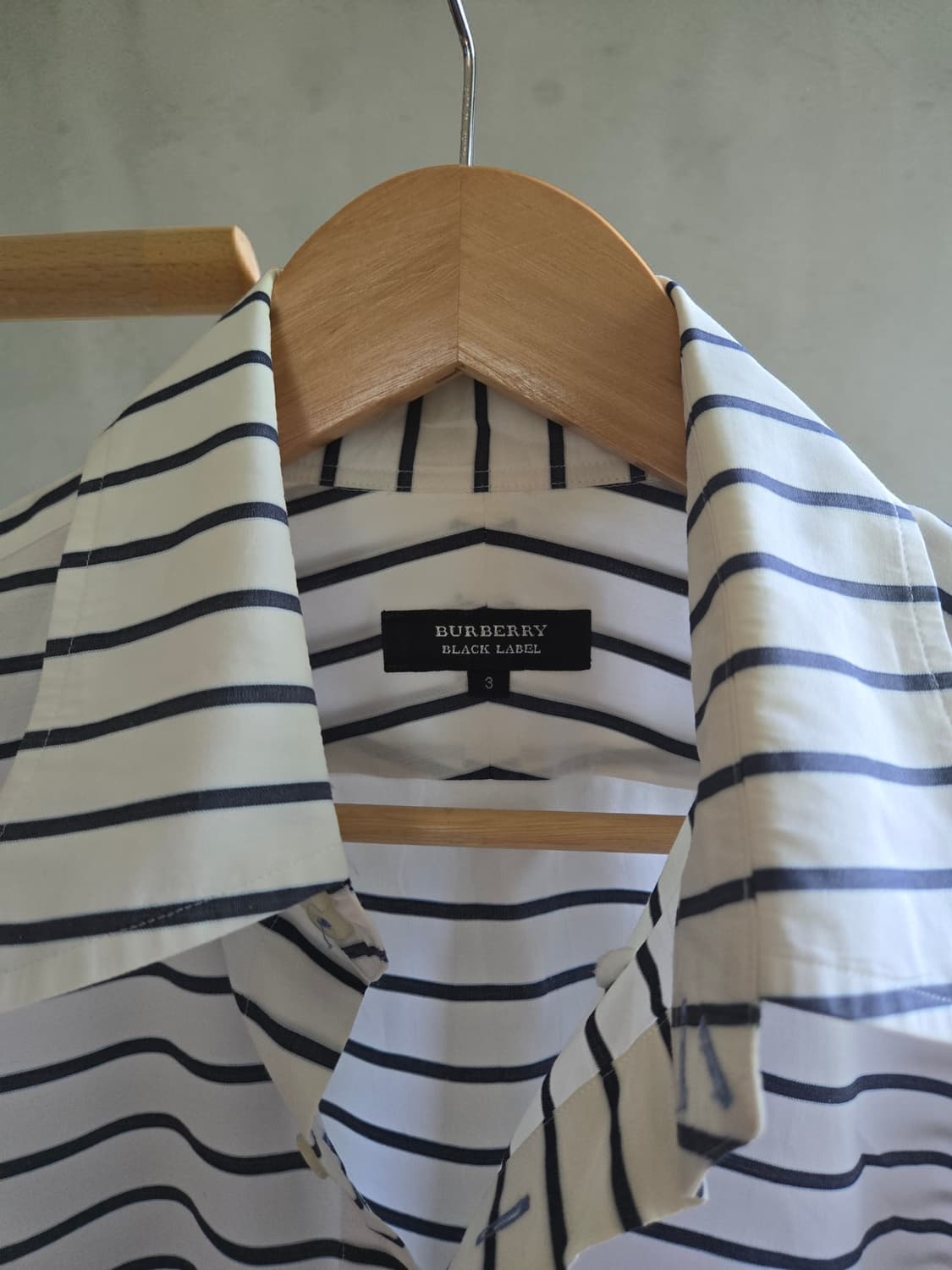 버버리 블랙라벨 스트라이프 셔츠 / 일본판 고급 라인 상품이미지4