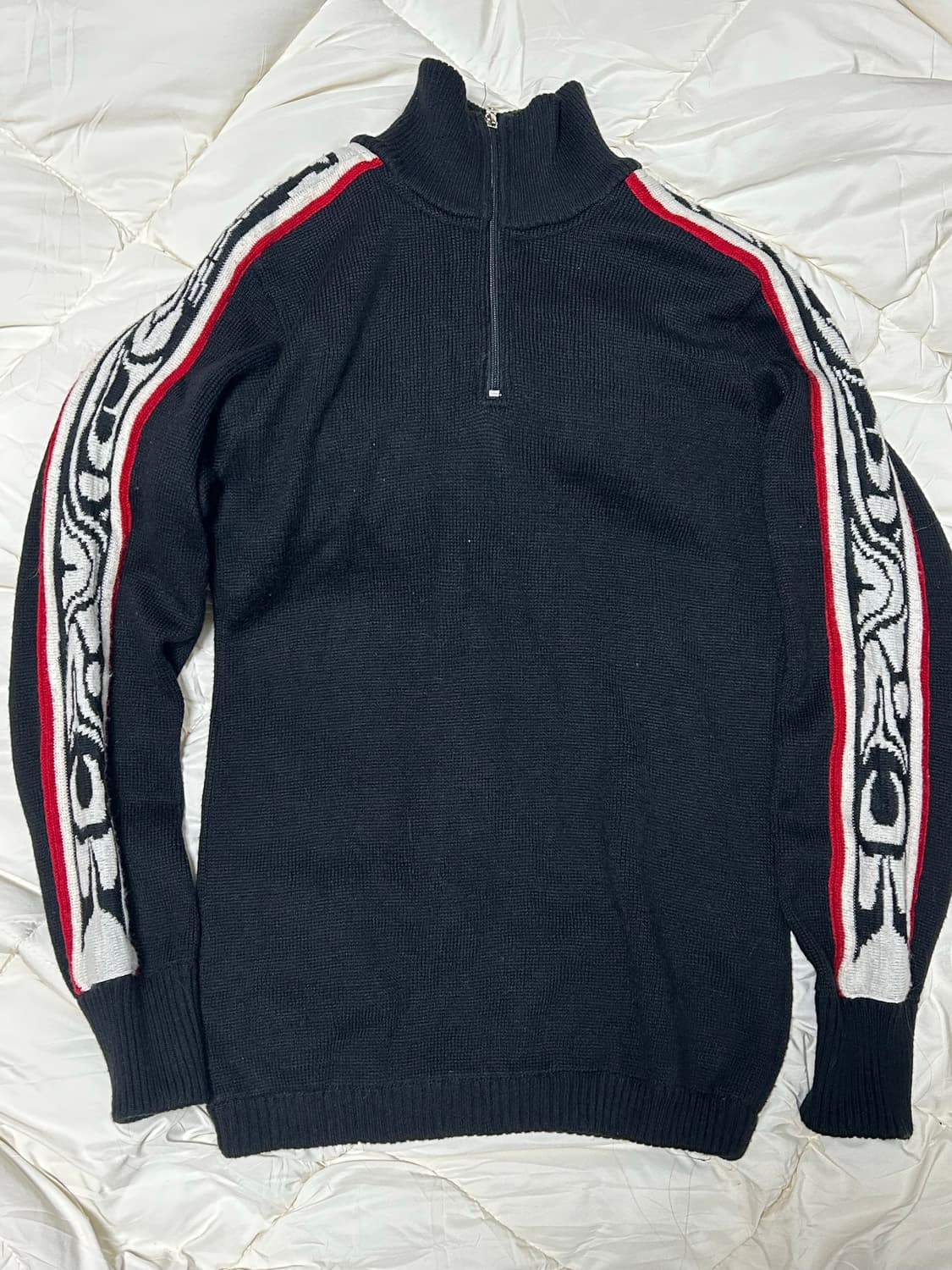 캐나다 울혼방 니트집업 상품이미지2