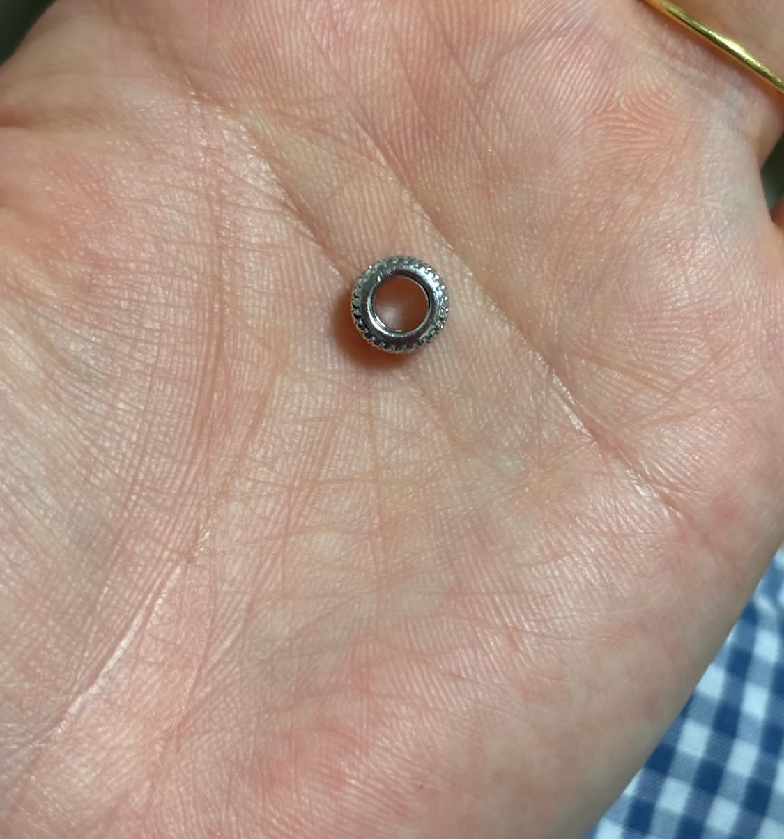 [새제품] 14k 원통 펜던트 랩다이아 화이트골드 상품이미지6