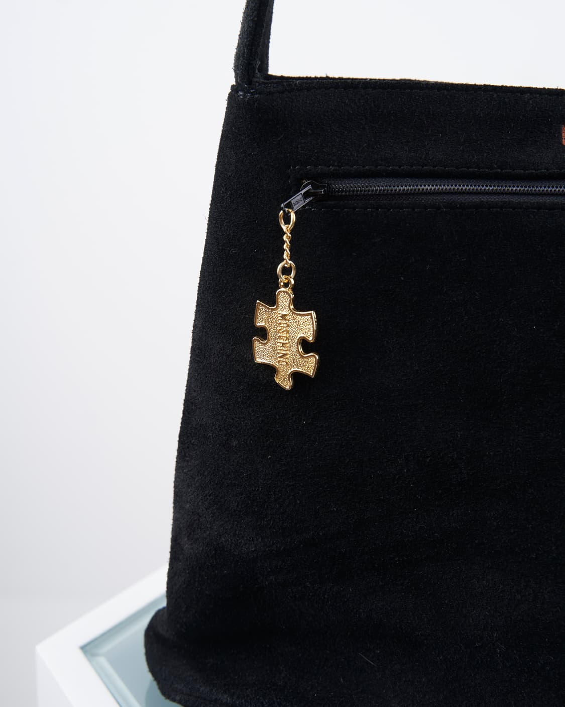 Moschino 퍼즐 포인트 스웨이드 도트백 상품이미지4